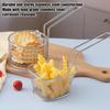 Mini Pommes Frites Frittierkorb Sieb Netz Edelstahl Französische Pommes Frites Filter Fritteuse Servierkorb für Knödel Pommes Frites