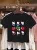 2026 New Summer Collection Hello Kitty Cartoon Kids' Fashion T-Shirt Pure Cotton Printed Cute Short Sleeve Tops