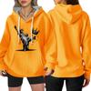Women's Fashion Casual Long Sleeve Loose Printed Pullover Sports Long Sleeve Sweatshirt