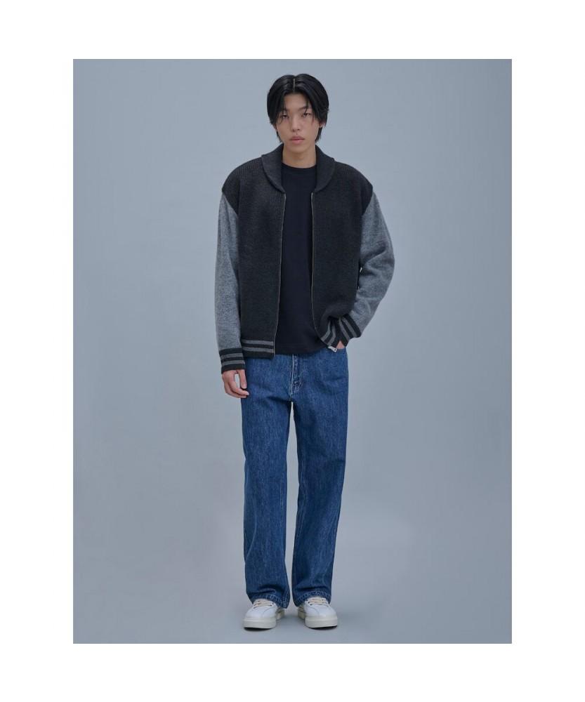 Shift.G Wool Varsity Cardigan Green
