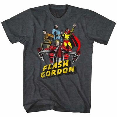 Flash Gordon Greatest Adventure Cast Mens T Shirt Casual Shirt with The Movie Pattern of The Phantom