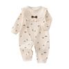 Newborn Baby Girl Onesie - Pure Cotton Spring/Autumn Full Moon Romper - 100 Days Stylish Outerwear