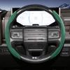 Suitable for Gmc Sports Suede Steering Wheel Cover, Split Snap-On Anti-Slip Cover for Models Such as Sierra 1500 Hd, Yukon,
