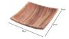 Fuji Boeki Acacia Dishware, 11cm Wide Square Trays/Plates, Set of 6, Product Number 23882