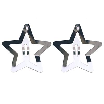 10pcs Metal Star Hair Clip Hollow Star Hair Pins Accessories for Women Girls