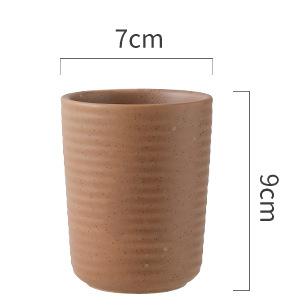 

Japanese Style Vintage Ceramic Wine Cup Teacup Drink Milk Mug Retro Stackable Tea Cups Restaurant Household Kitchen Accessories Cup