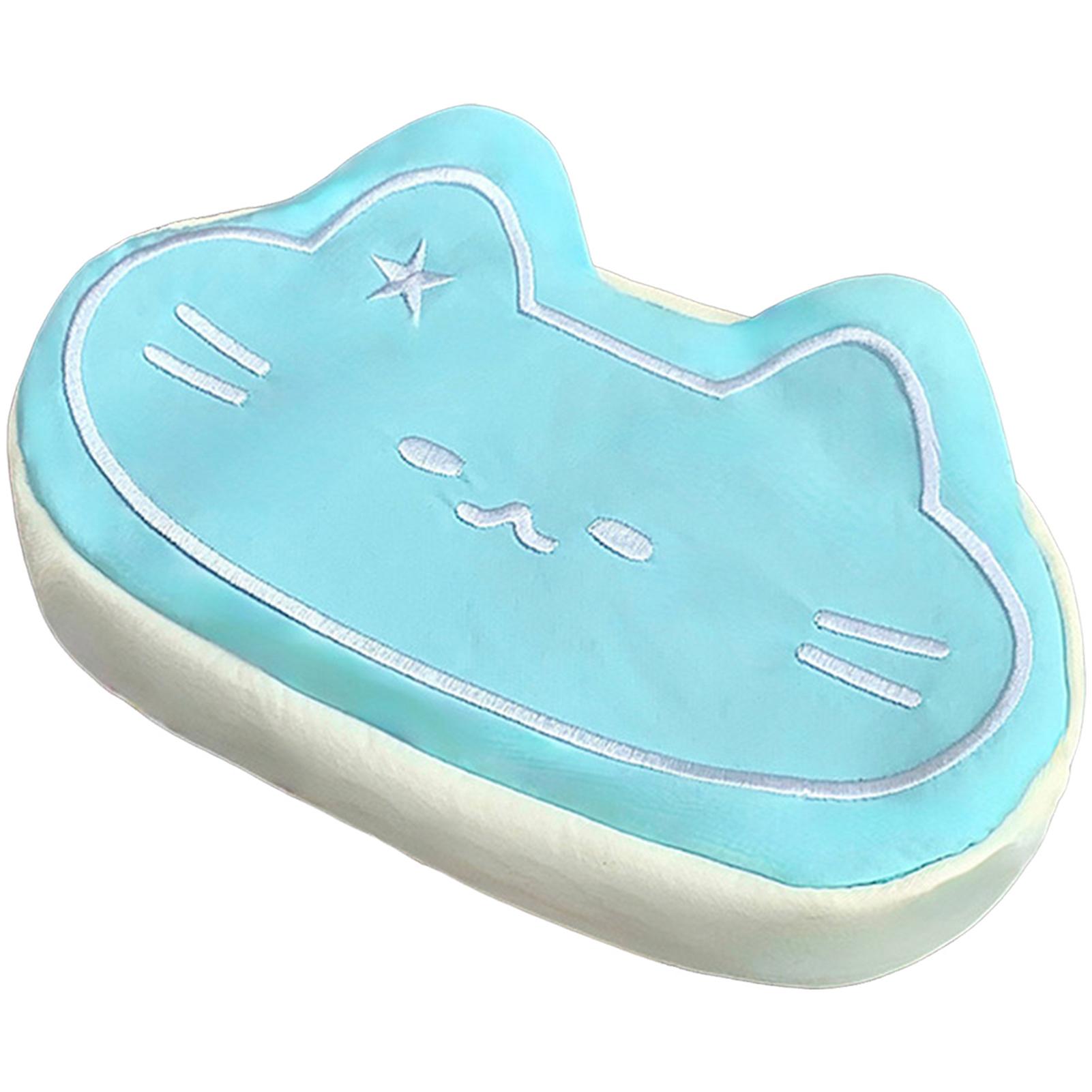 

Kawaii Cat Plush Stationery Bag Portable Pencil Case Aesthetic Stationery Bag Christmas Gift for Students Kids синій