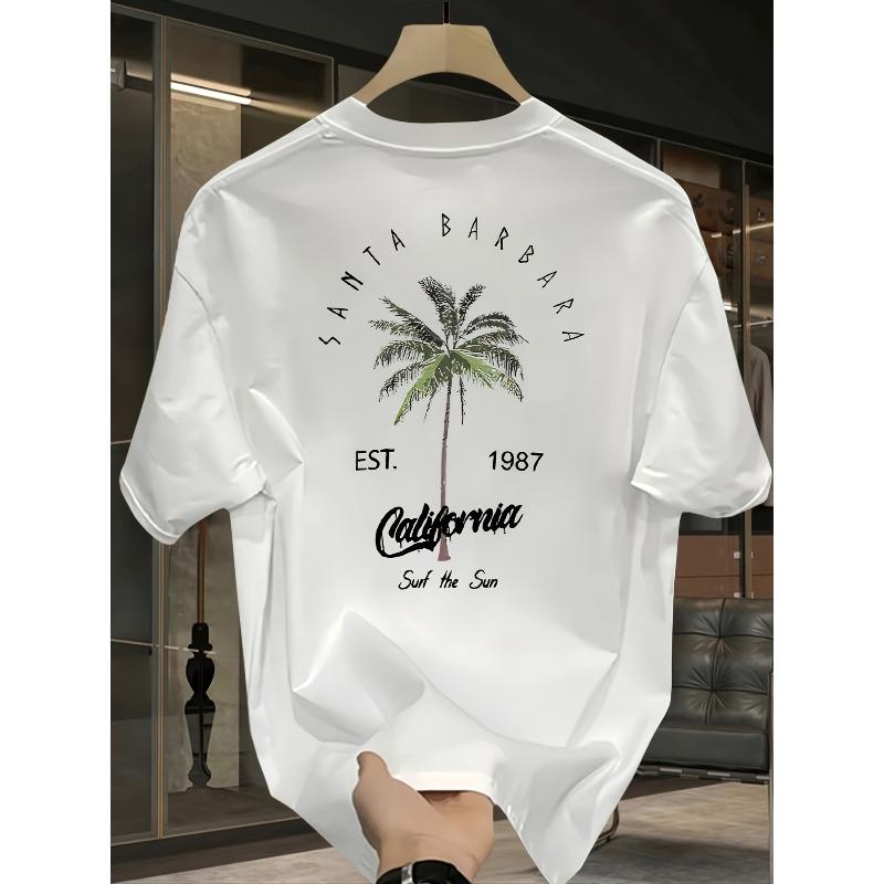 Heavy Pure Cotton Trendy Brand Printed Short-sleeved T-shirt Men's Spring and Summer New Loose Large-size Casual Versatile Top for Men
