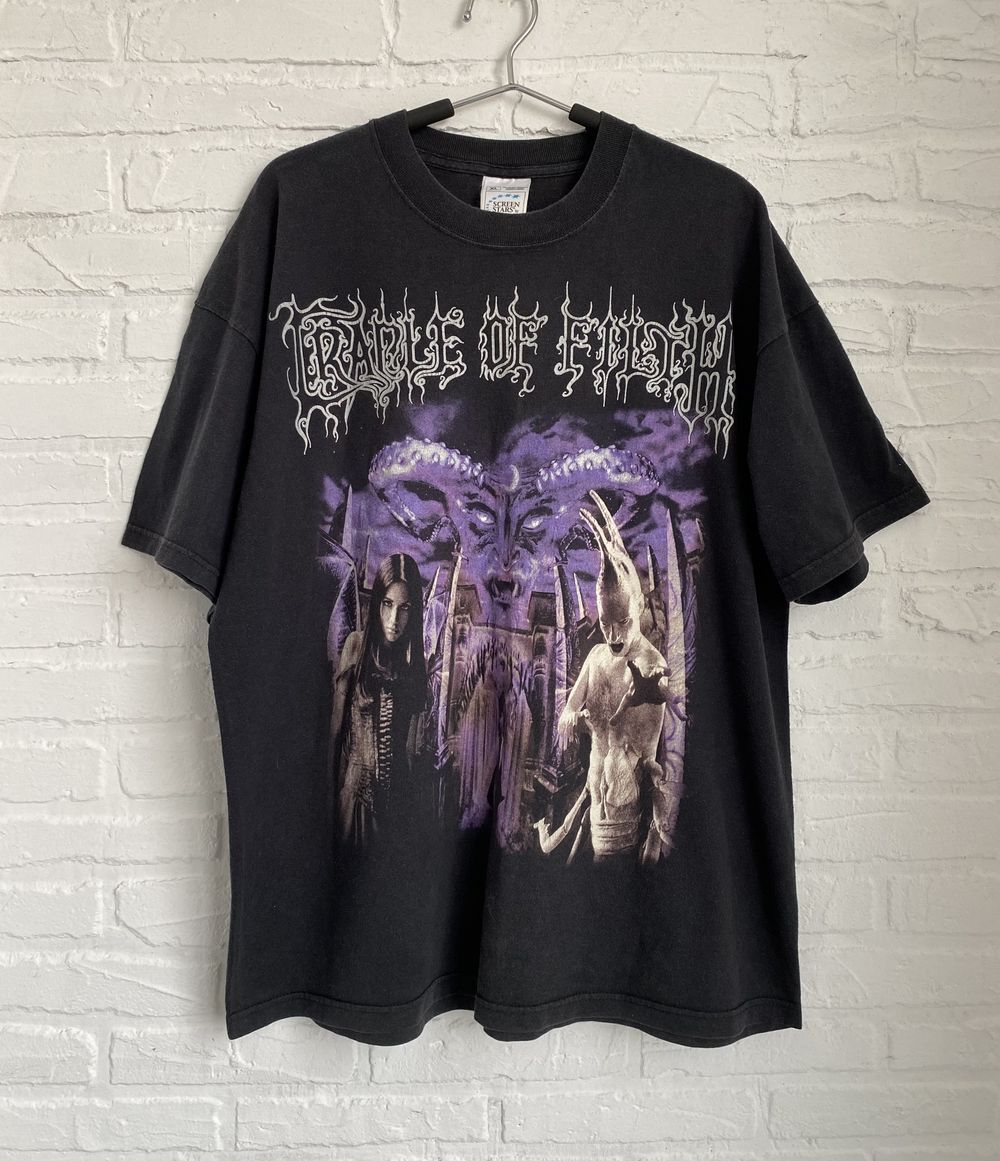 2000 Cradle of Filth Tortured Soul Asylum Black Unisex Tshirt Reprint KH7140 XXL