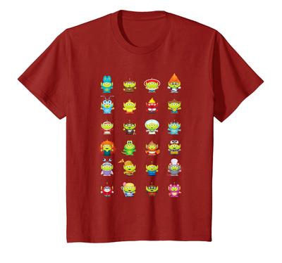 Pixar Toy Story Aliens On Pixar Characters T-Shirt