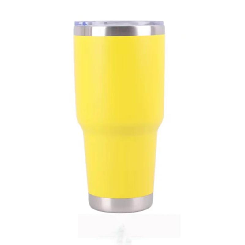 With Logo  30oz Wine Tumblers Cups with Seal Lids 304 Stainless Steel Large Capacity Tumbler Vacuum Insulated Travel Coffee Mugs