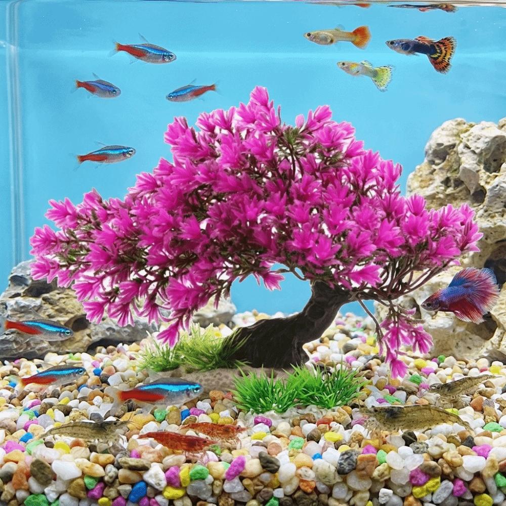 Lifelike Tree Underwater Plants Natural Look Aquarium Landscape Decor  Goldfish Tanks