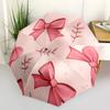 1pc Bows Floral Automatic Open/Close Umbrella Compact Folding Umbrella, All-Season Portable Umbrella for Women/Men F1124052