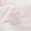 Rose Chalcedony Gemstone Jewelry, 925 Sterling Silver Pendant Jewelry, Handmade Gorgeous Pendant Gift For Women