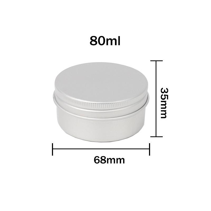 5g-250g Multi-Size Multi-Color Threaded Aluminum Tea Box Metal Can