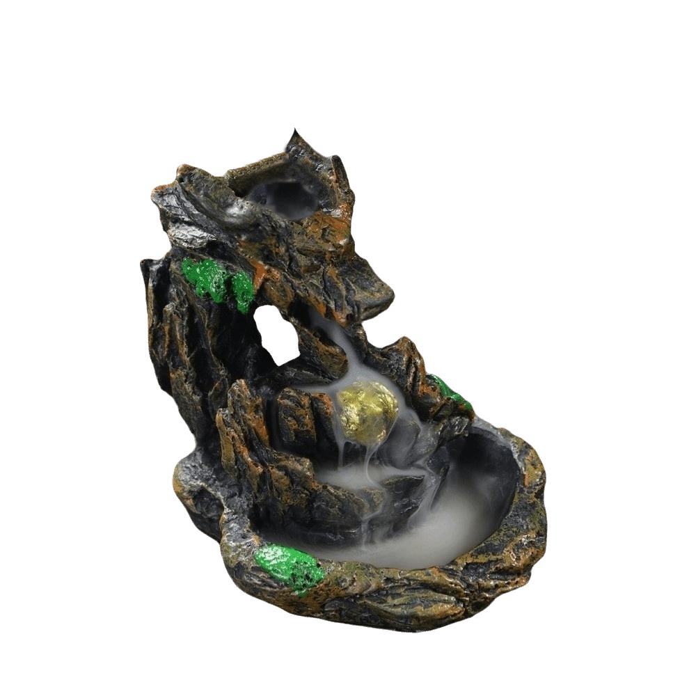River Waterfall Incense Censer Mountain Shape Waterfall Incense Burner Living Room