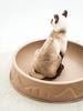 The Purr-fect Lounge: Daiso's Round Cat Paper Scratcher Bed