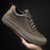 Fashion Men Casual Shoes Spring Fashion Men's Shoes Genuine Leather Outdoor Sneakers Classic Lace Up Elegant Designer Shoes Masculina