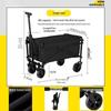 Extra Large Folding Outdoor Camping Handcart with Drawbar