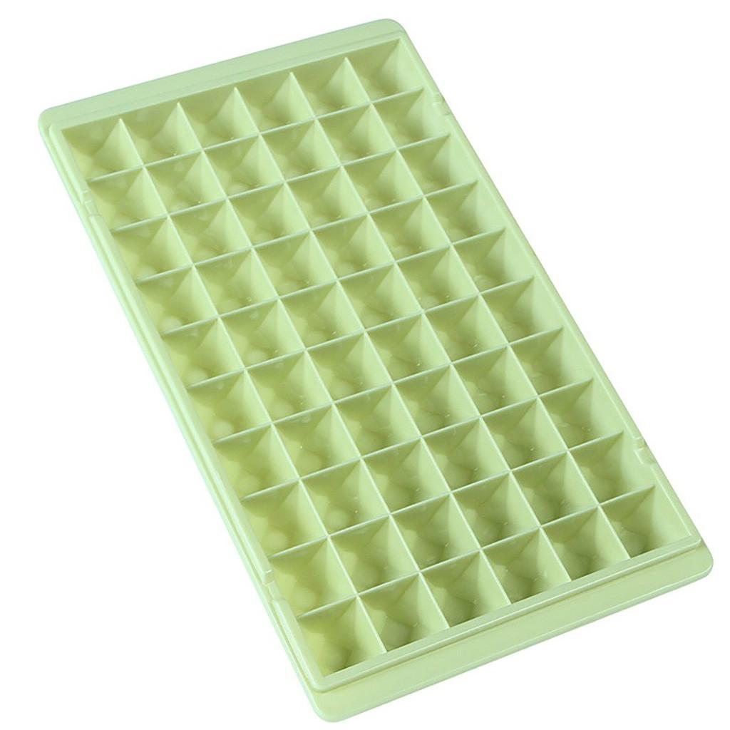 60 Grids Food Grade Silicone Ice Tray Small Ice Cube Tray Frozen Cubes Tray Square Shape Ice Maker Mold Ice Cube Tray