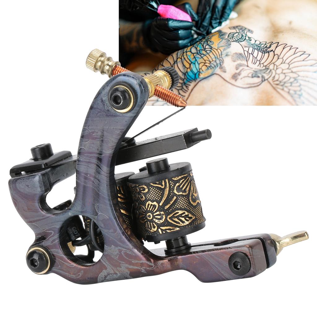 Rotary Tattoo Machine Carbon Steel Liner Shader Tattoo Coil Machine for Tattoo Artists