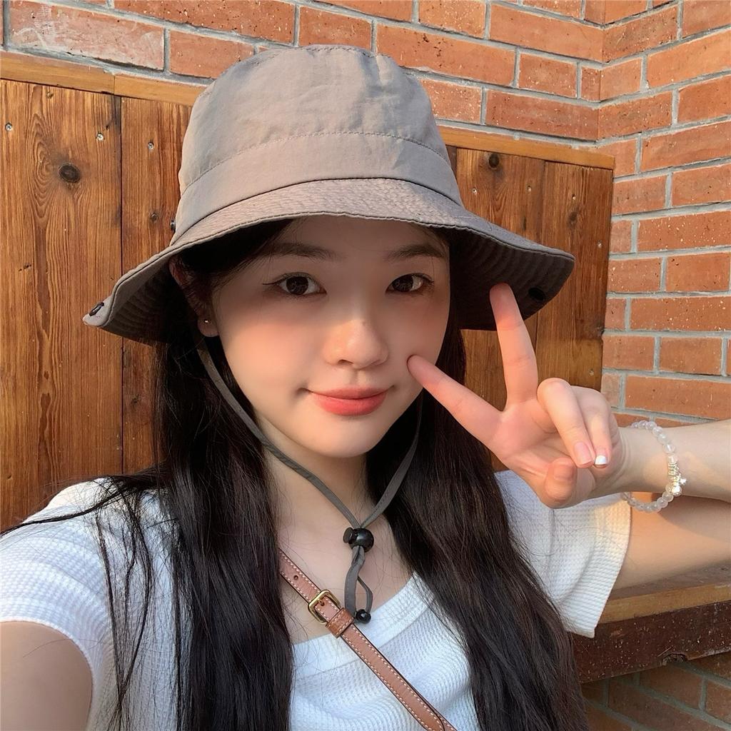 Western Cowboy Hat Women's Camping Bucket Hat Summer Outdoor Sun Protection Visor Hat Quick Drying Mountaineering Sun Hat Men's Tide