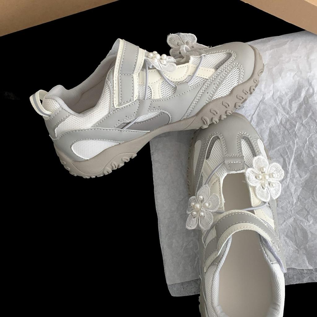 Retro Ballet Style Platform German Training Shoes Women's 2025 New Summer Height-increasing Sports Mary Jane Single Shoes