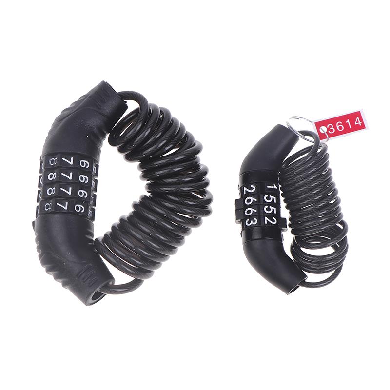 1Pcs Universal Motorcycle Bicycle Password Lock Portable Helmet Lock Anti-Theft Mtb Road Bike Bicycle Locks