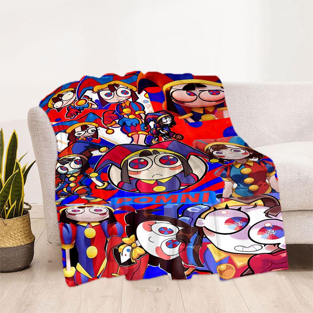 Digital Circus9 Blankets Are Suitable for Living Rooms,making Them an Ideal Choice for Outdoor Travel and Gifts.