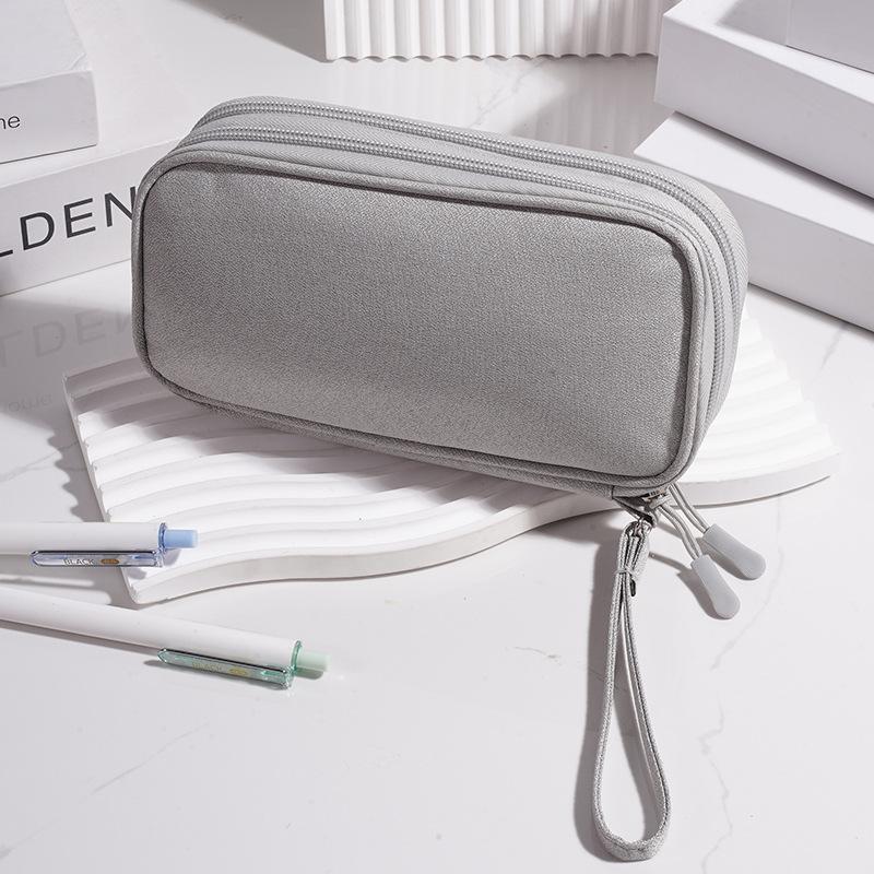 Multi Layer Digital Accessories Organizer Bag Dustproof Data Cable Earphone Power Bank Storage Pouch