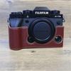 XT5 Genuine Leather Camera Half Case for Fujifilm XT5 Fuji X-T5 Bottom Opening Magnetic Cover