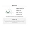 Silver Needle Geometric Rhinestone Earrings: European & American Court Style, Light Luxury, Fashionable Studs, Unique Niche Accessories