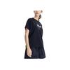 New FILA Drop Shoulder Sleeve T Shirt Women's Black A11W321111FBK
