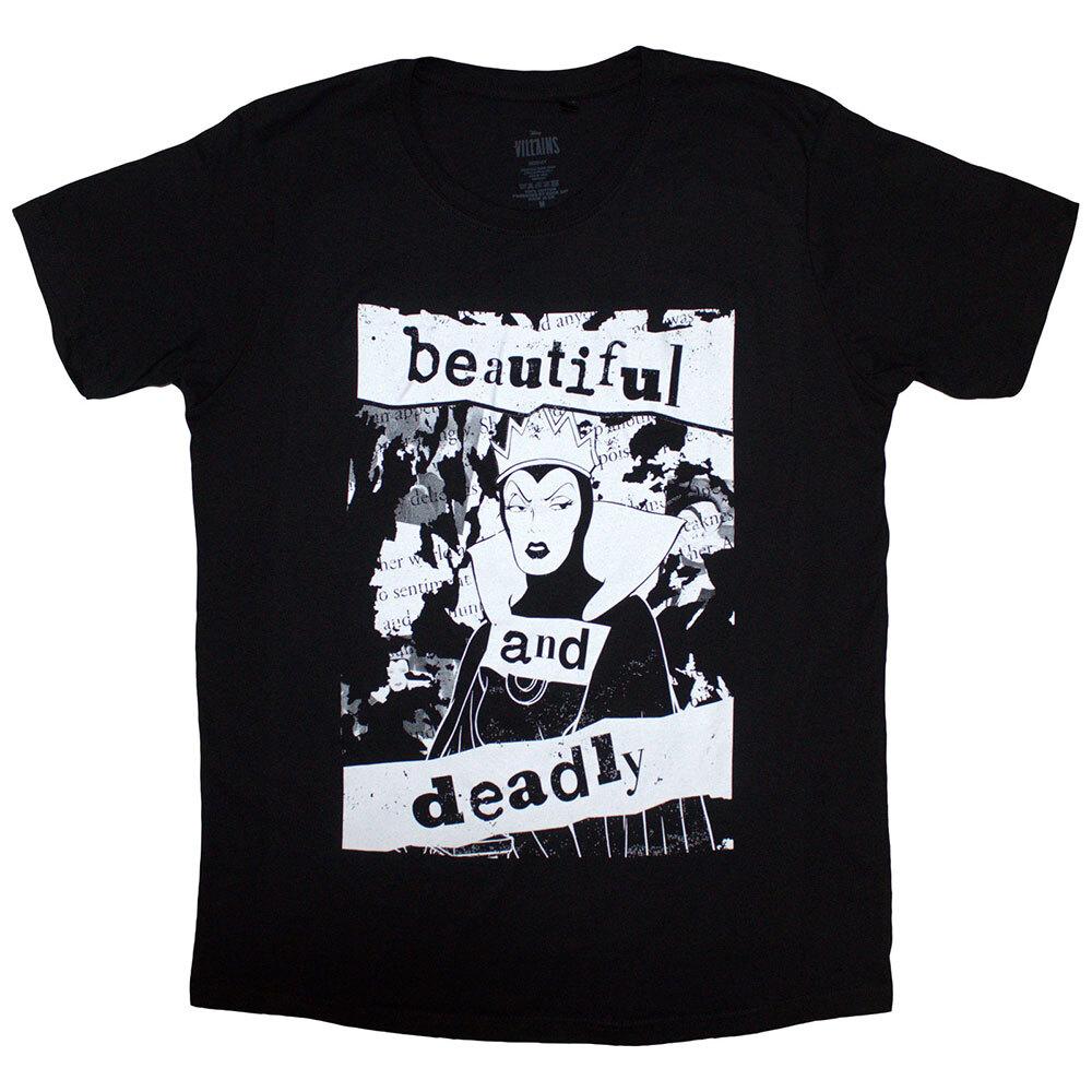 Maleficent Unisex T-Shirt: Maleficent Beautiful & Deadly (Large) L