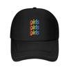 Regenbogen Flagge Mädchen Mädchen Mädchen - FLETCHER Baseballkappe Golfbekleidung Kappe Strandhut Sonnenhut Damen Hüte Herren