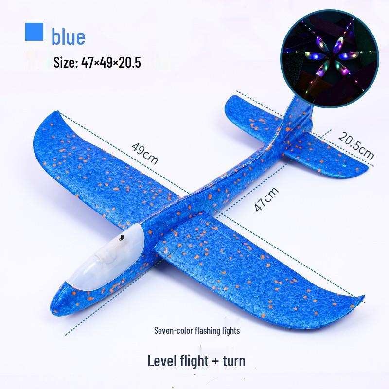 Upgraded Foam Hand-Thrown Glider - Lightweight Model Airplane for Outdoor Play