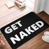 Get Naked Schwarz Weiß Fußmatte Matte Anti-Rutsch Badezimmer Küche Garage Teppich 40*60cm