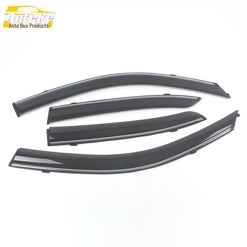 Xiali 13 N7/N5PS; Plastic Rain Guards with Bright Strip Decor.