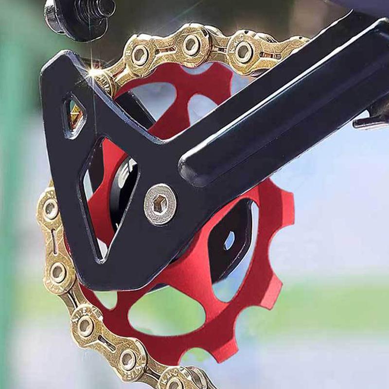 Bike Rear Derailleur Pulleys Mountain Bike And Road Bike Derailleur Pulleys 11T 13T Guide Wheel Steel Bearing Derailleur Parts
