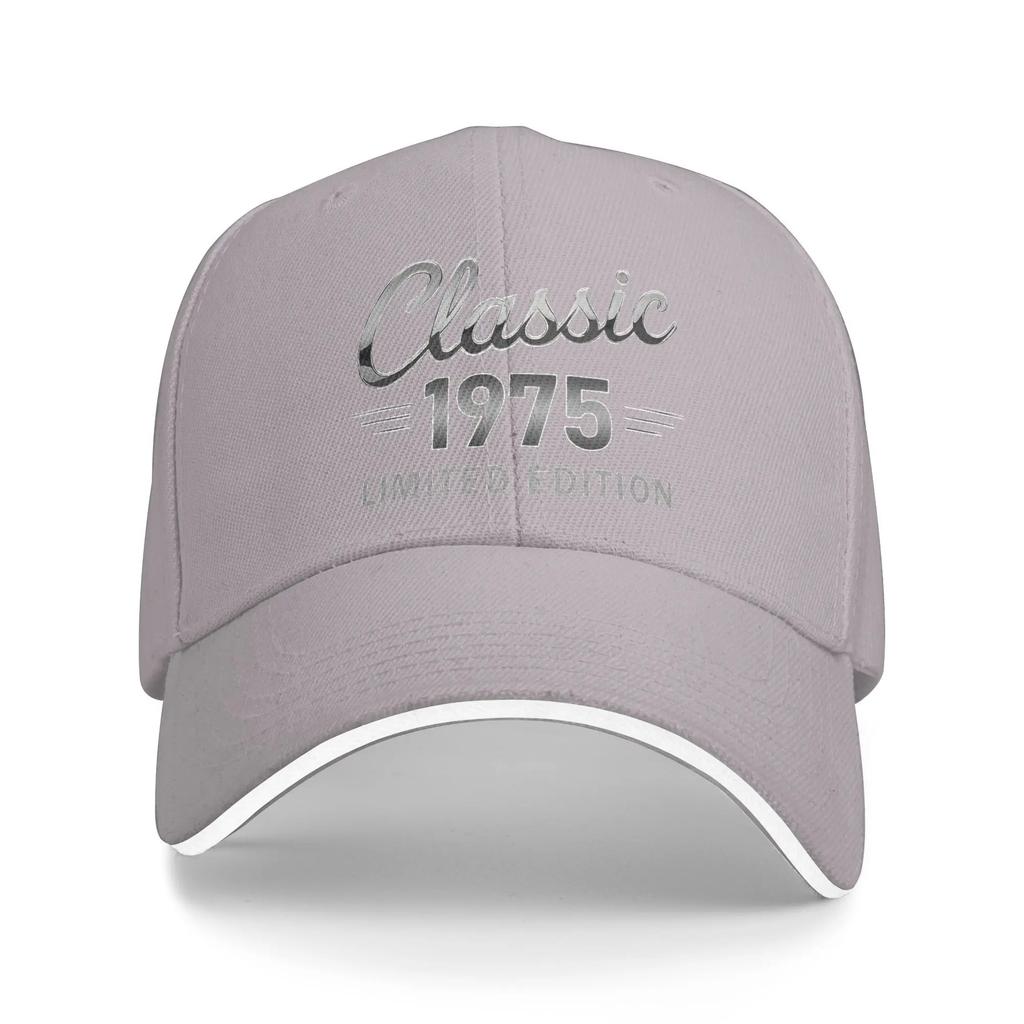 New Design Baseball Caps 50 Year Old 1975 Limited Edition 50th Birthday Outfit For Unisex Trucker Hat Snapback Cap Adjustable