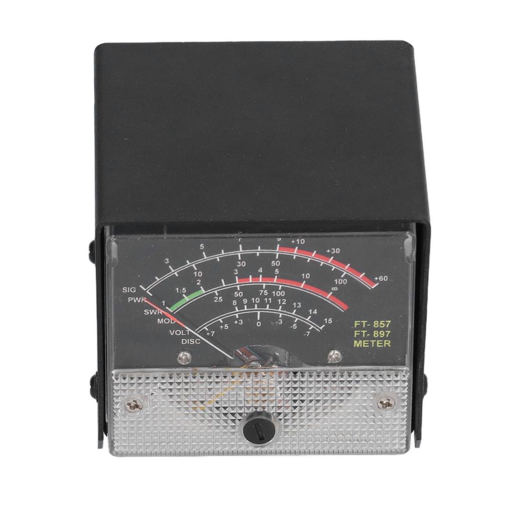 SWR Power Meter External S Receive Display Electronic Component Metal Case Cover FT?857 FT?897Black