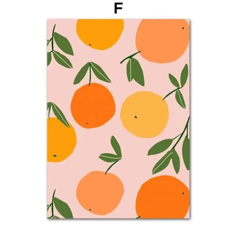 

Абстрактная Картина на Холсте Свежий Лимон Клубника Фрукты Маргаритка Ваза Пейзаж Настенное Искусство Постер Гостиная Спальня Домашний Декор 21cm×30cm NoFrame