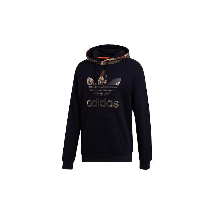 adidas originals Camo Block Hdy Camouflage logo Printing Pullover Black Men s GD5956 XS