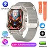Military Smart Watch for Men with GPS Compass GPT Voice Assistant Smartwatch with LED Flashlight Bluetooth Call Fitness Tracker for Android & iOS