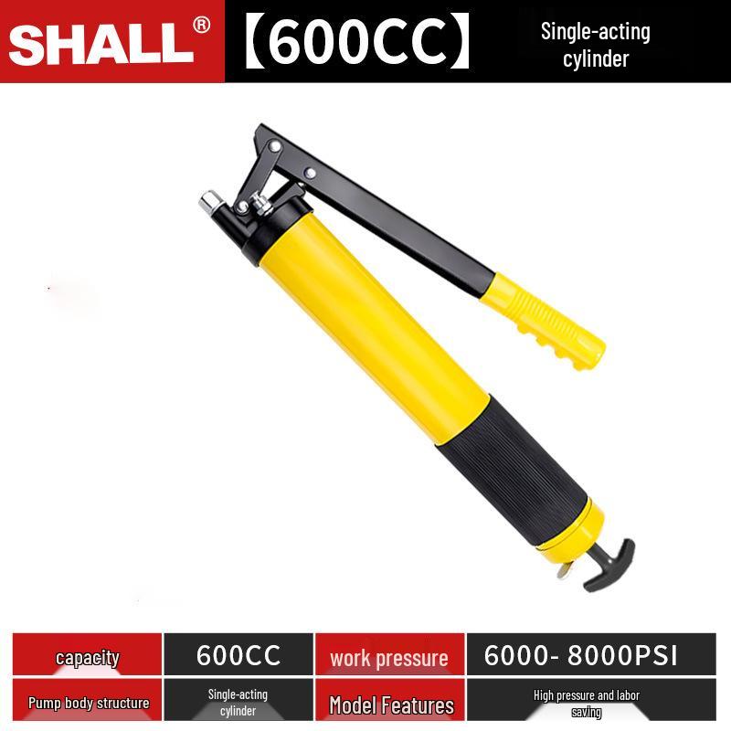 High-Pressure Manual Grease Gun for Construction and Forklift Machinery