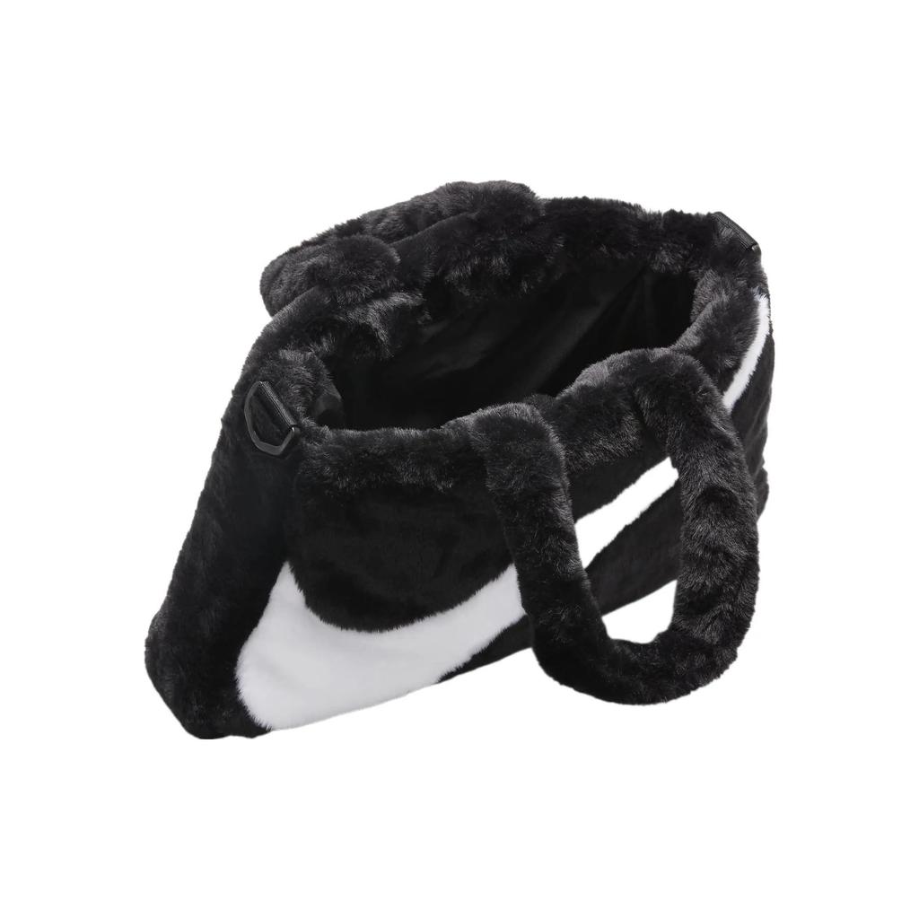 Nike Torba Tote Faux Fur 10L Sportowa Czarna (Dla obu płci) Torebki FB3050 010