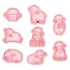 8 Pieces Cookie Cutters Sheep Shaped Biscuit Mold Kitchen Tools Plastic Material