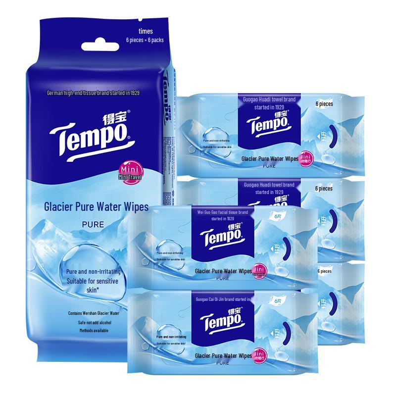 Vinda Alcohol-Free Baby Wet Wipes: 80 Individually Packaged Pure Water Wipes for Kitchen & Toilet Use