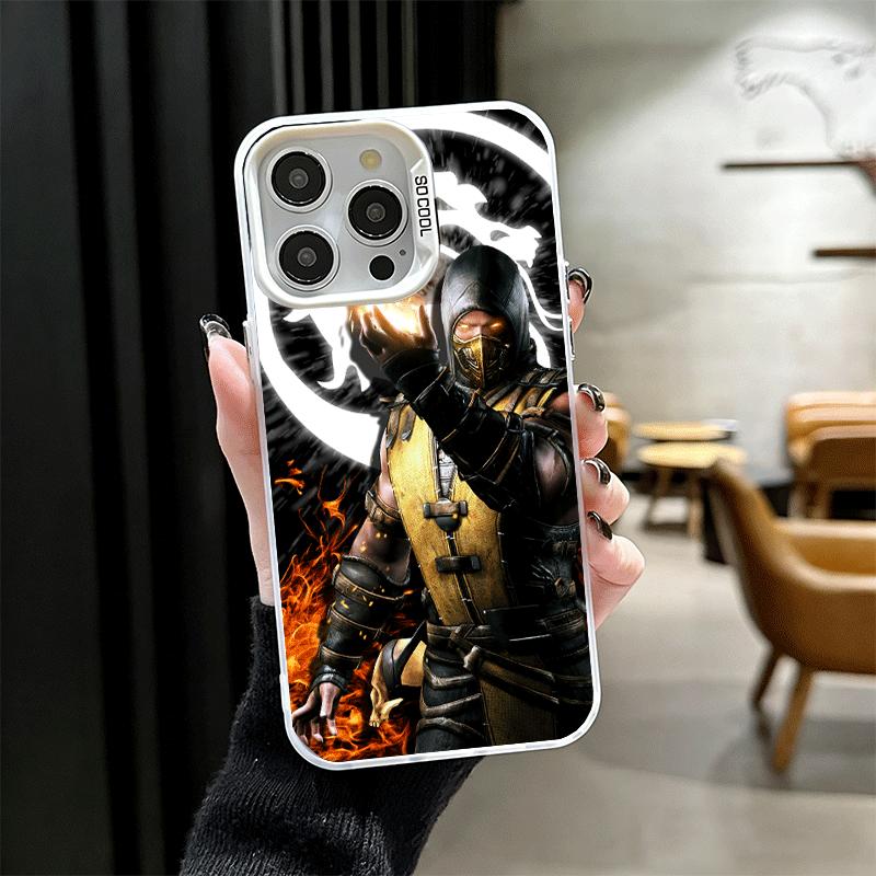 

Mortal Kombat Game Soft Phone Case for iPhone 15 16 17 Pro Max 17Air 16E 14 Plus 13 12 Mini Shockproof Cover Back Shell iPhone 15 Plus