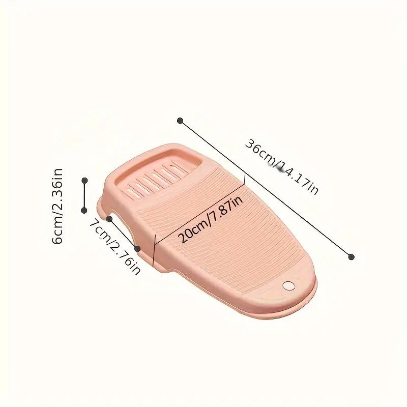 Compact & Sturdy Handwashing Washboard - Non-Slip, with Soap Storage, Ideal for Delicates and Small Items